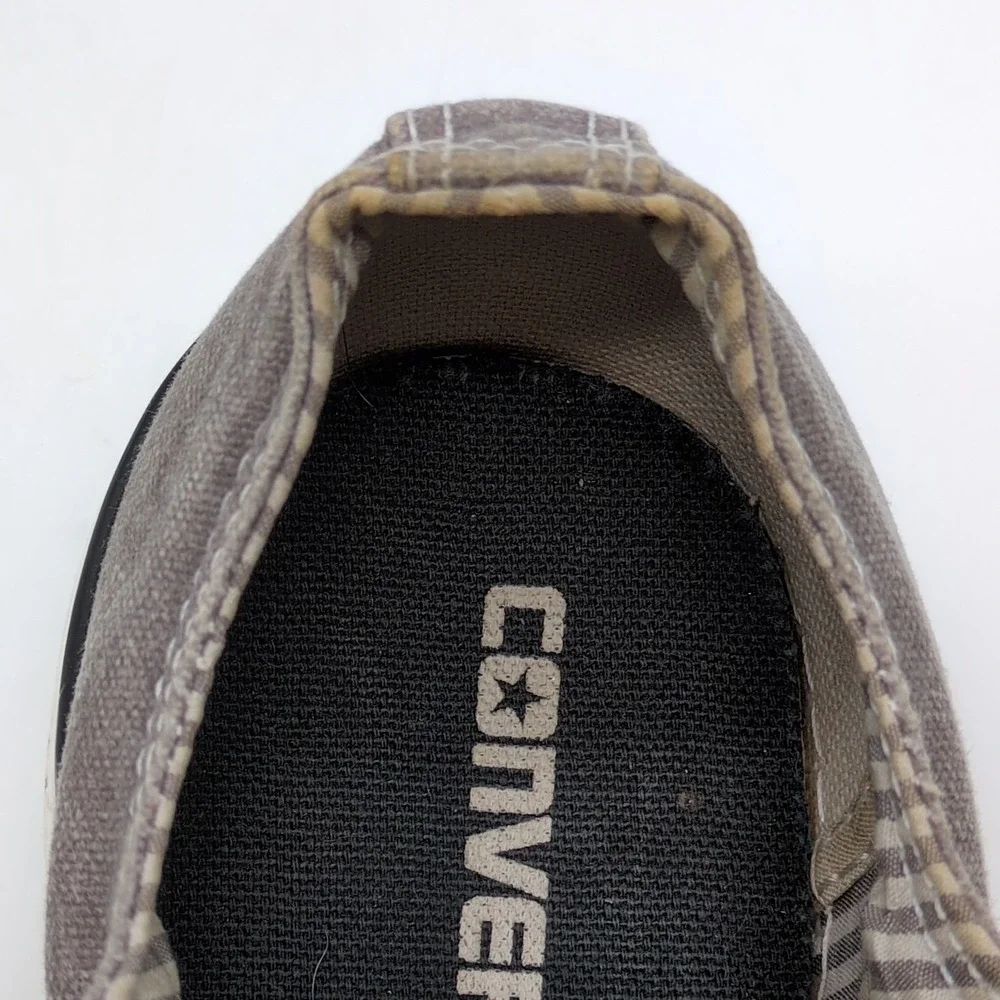 Converse Shoes Womens All Star Brown 8 Canvas Sneakers Cap Toe Walking Comfort